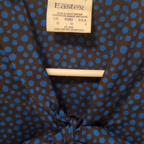 Eastex 90s vintage royal blue blouse - Picture 5 of 5